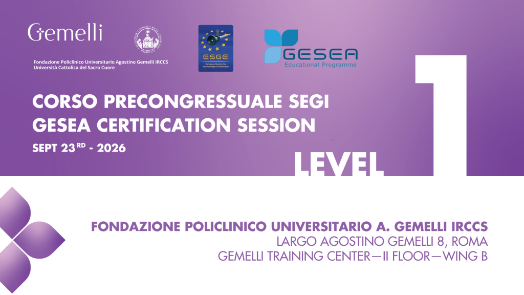 Corso precongressuale SEGI - GESEA Certification Level I