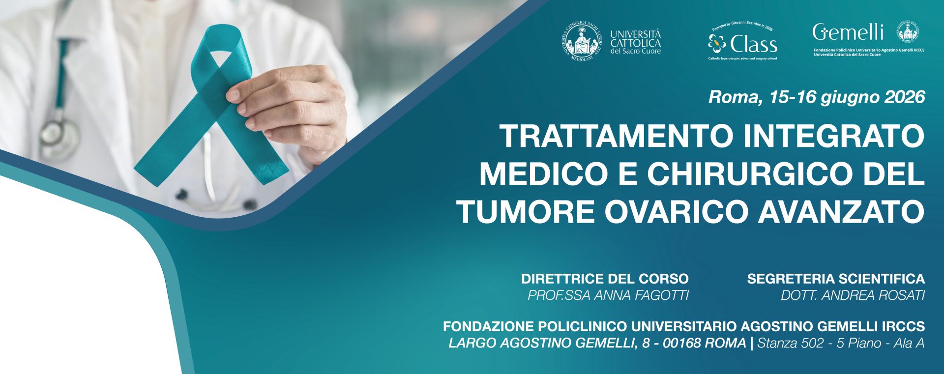 Trattamento integrato medico e chirurgico del carcinoma ovarico avanzato