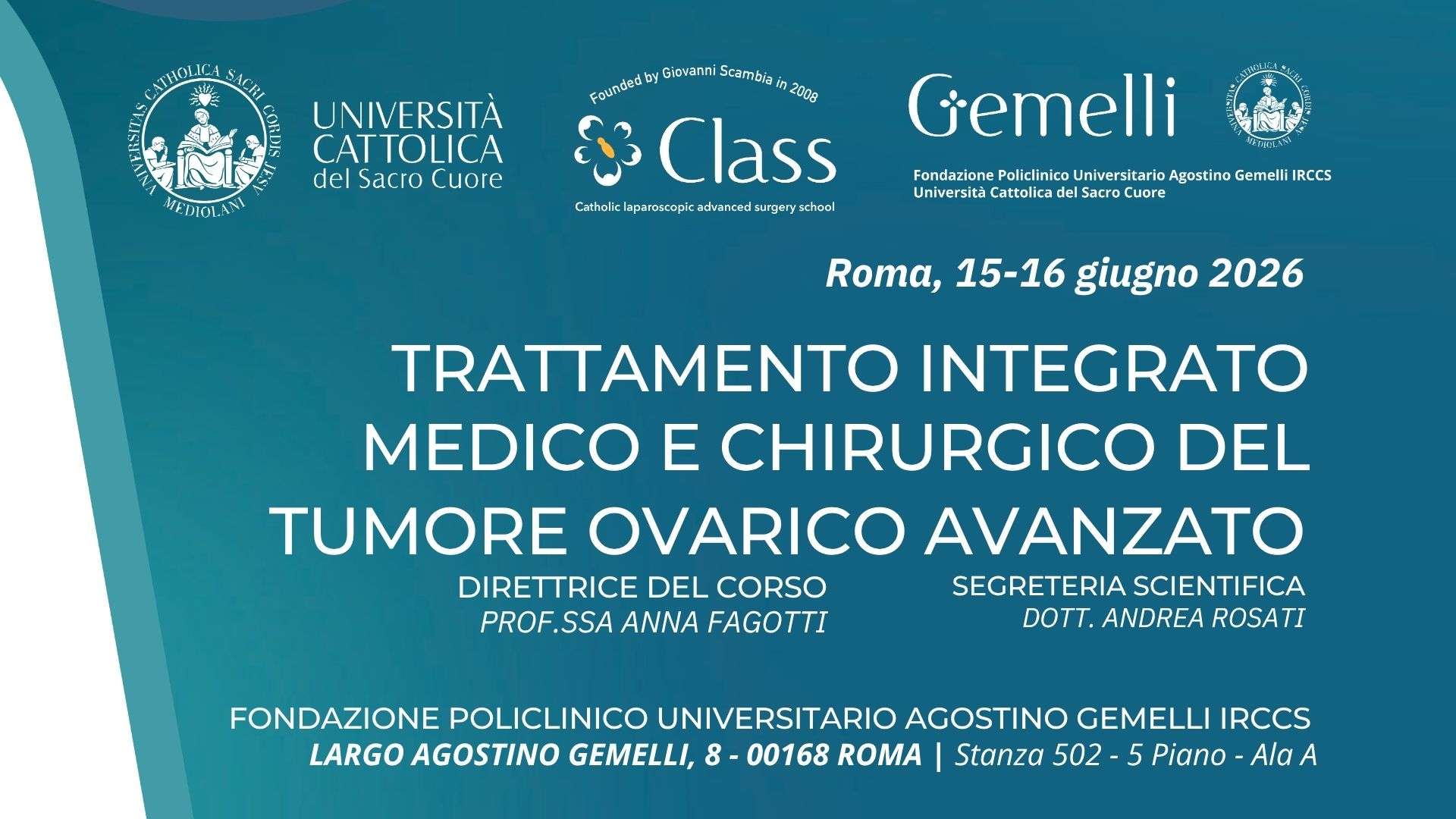 Trattamento integrato medico e chirurgico del carcinoma ovarico avanzato
